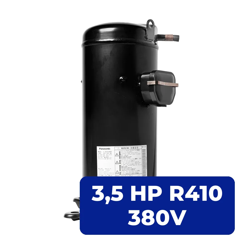 Motocompresor Scroll 3.5 HP R410 380V Sbp 120 H 38B Panasonic