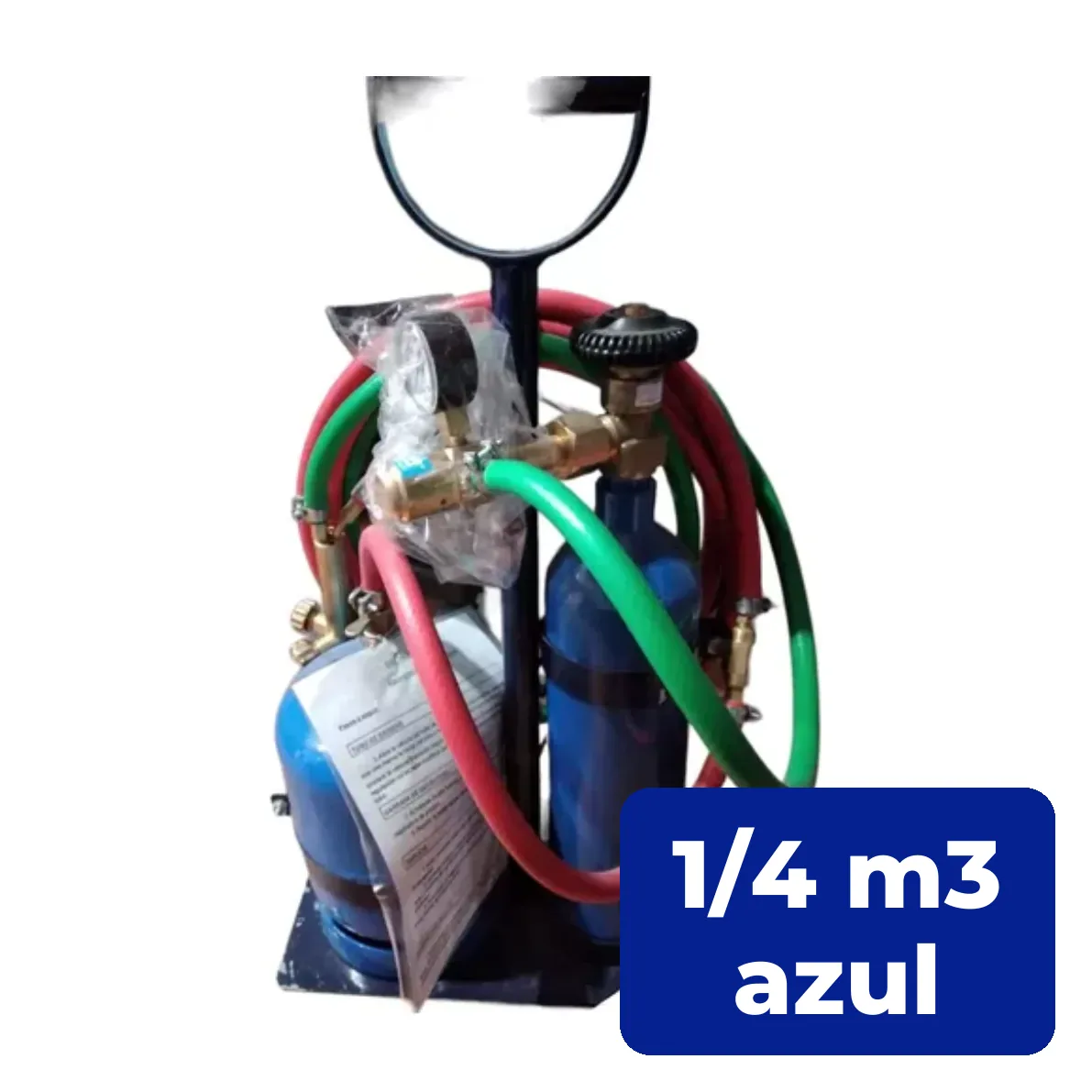 Equipo Soldar Oxi Butano 1/4 M3 Línea Azul