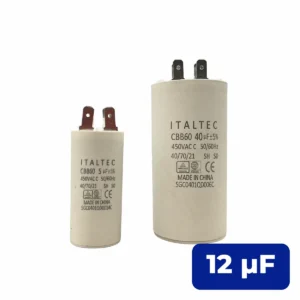 Capacitor 12 UF Cilíndrico