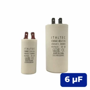 Capacitor 6 UF Cilíndrico