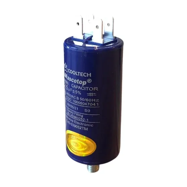 Capacitor 12,5 UF Cilíndrico (sin Tornillo) - Imagen 2