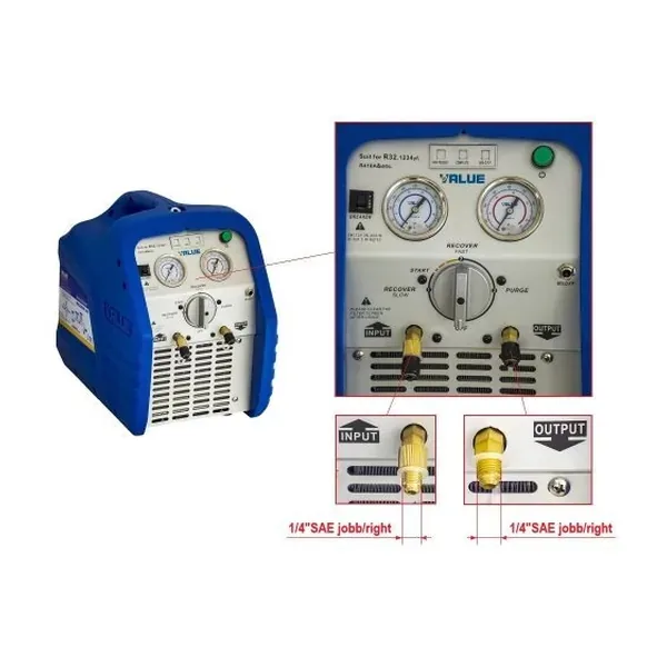 Recuperadora de Gas 3/4 HP - BV-RECV12L / VRR12L Value - Imagen 3
