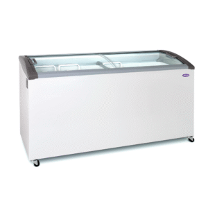Freezer Horizontal Comercial "Gris" 455 Lt Tapa Vidrio FIH-550 PI Plus Inelro